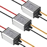3PCS 12V to 5V DC Converter 3A 15W Waterproof Voltage Regulator Buck Converter 12V to 5V DC Converters Car Power Voltage for Car Truck