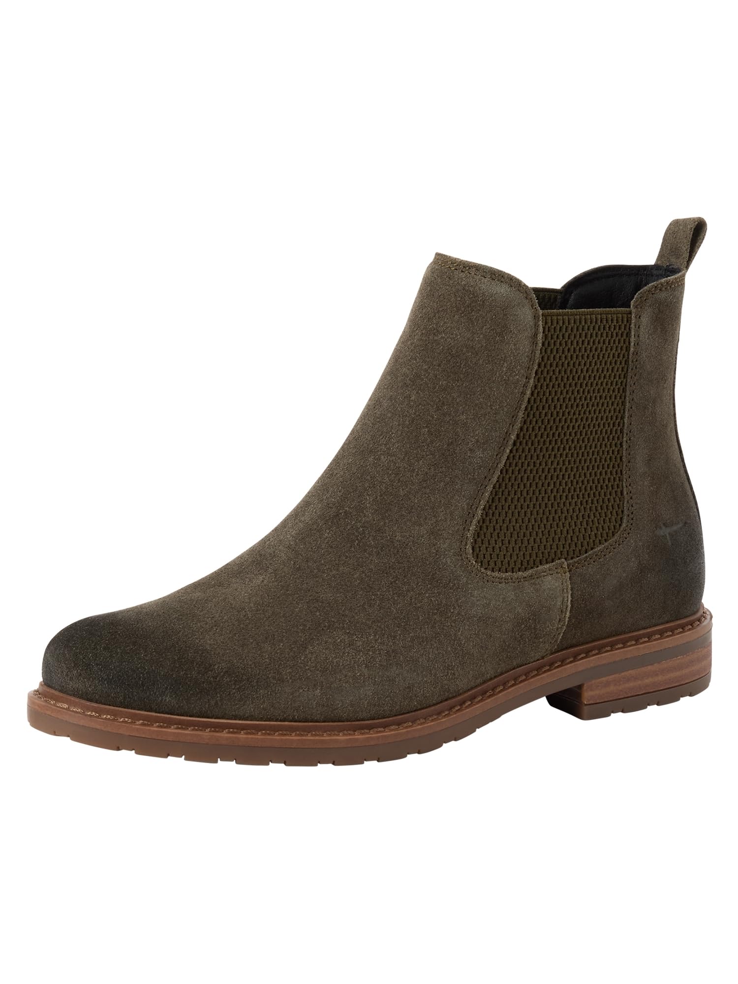 Tamaris Damen Boots Leder, khaki, 39 EU
