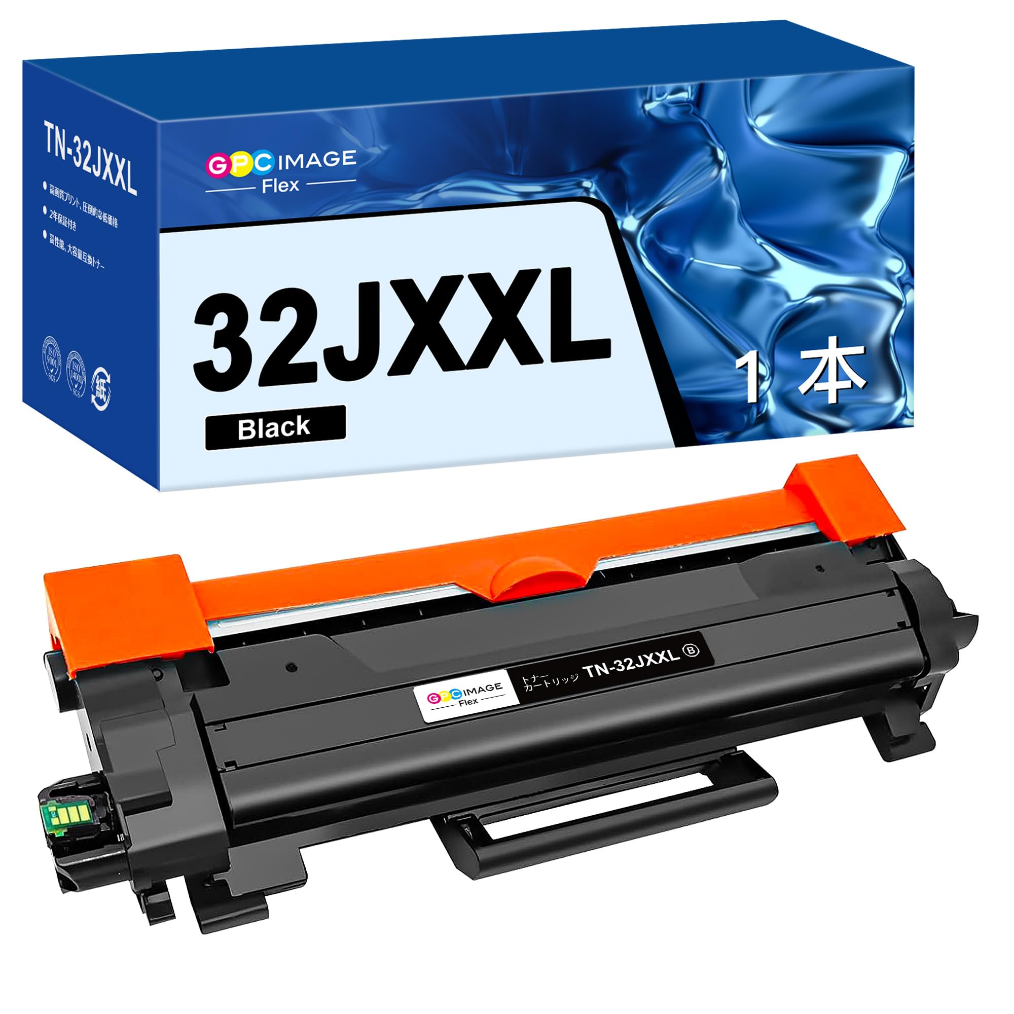 プリンター　複合機トナー　2本セット Amazon.co.jp: GPC Image Flex TN 32JXL TN-32J 黒 1本 ブラザー