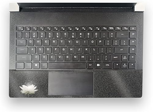 Miniatura 3 de MightySkins - Skin brillante con purpurina compatible con Alienware X14 (2022) Kit de envoltura completa - Twilight Lotus  Acabado protector y