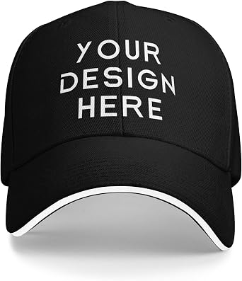 Personalised Baseball Cap Custom Hats Design Your Own,Bulk Personalized Trucker Hat for Men Women, Make Your Own Customized Baseball Cap