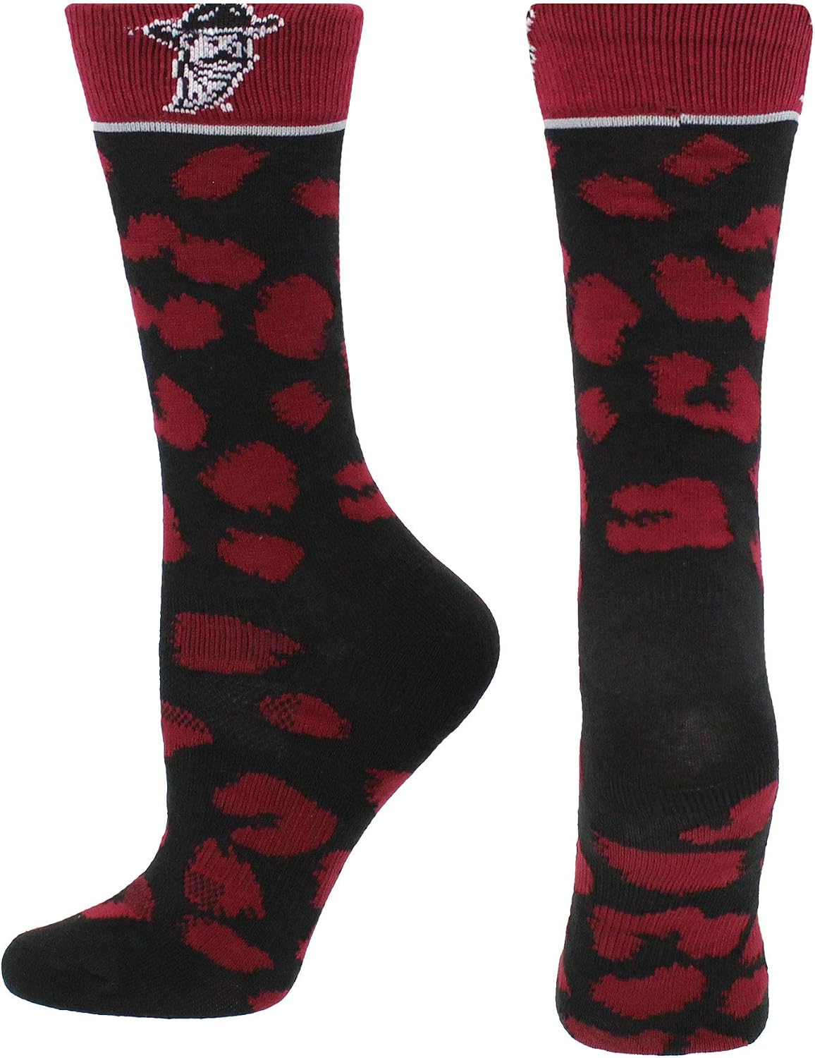 TCK New Mexico State Aggies Socks Womens Savage Crew Socks
