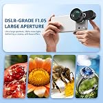 90mm Professional Macro Lens for Smartphone, Macro Lens Kit with Universal Lens Clip, Aluminum Phone Camera Lens Attachment for iPhone 17/16/15/12/11 Samsung & Android Phone
