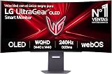 LG UltraGear™ 45GX90SA-B Curved Gaming Screen 45" - OLED Panel WQHD (3440x1440), 0.03ms GtG 240Hz, DisplayHDR™ TrueBlack 400, DCI-P3 98.5% (CIE1976), AMD FreeSync Premium, NVIDIA G-Sync - 1