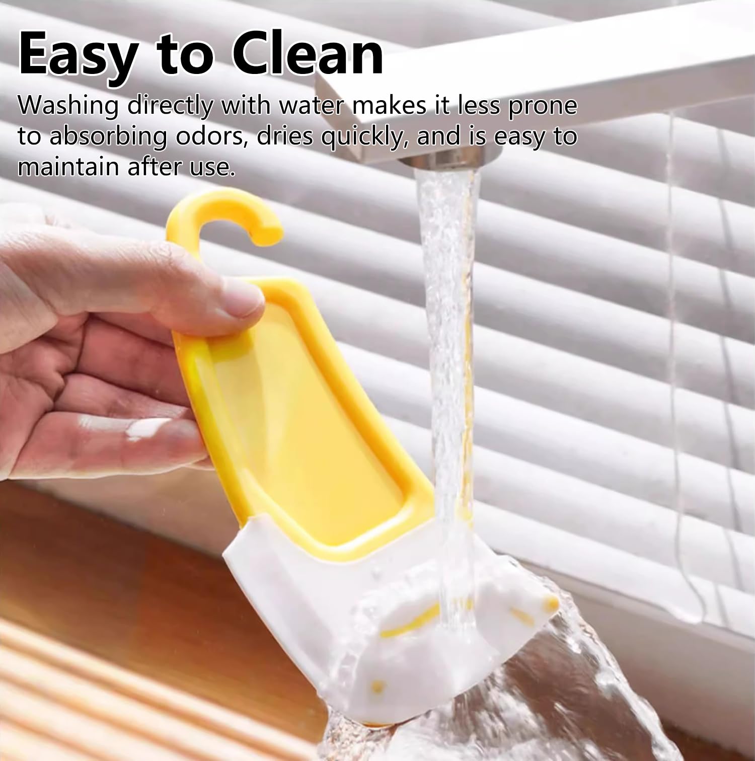 1 Pack Heat-Resistant Silicone Scraper for Baking Grill and Cookware Cleaning – Flexible Non-Stick Pan Residue Remover - Residue from Pots and Pans — view 5