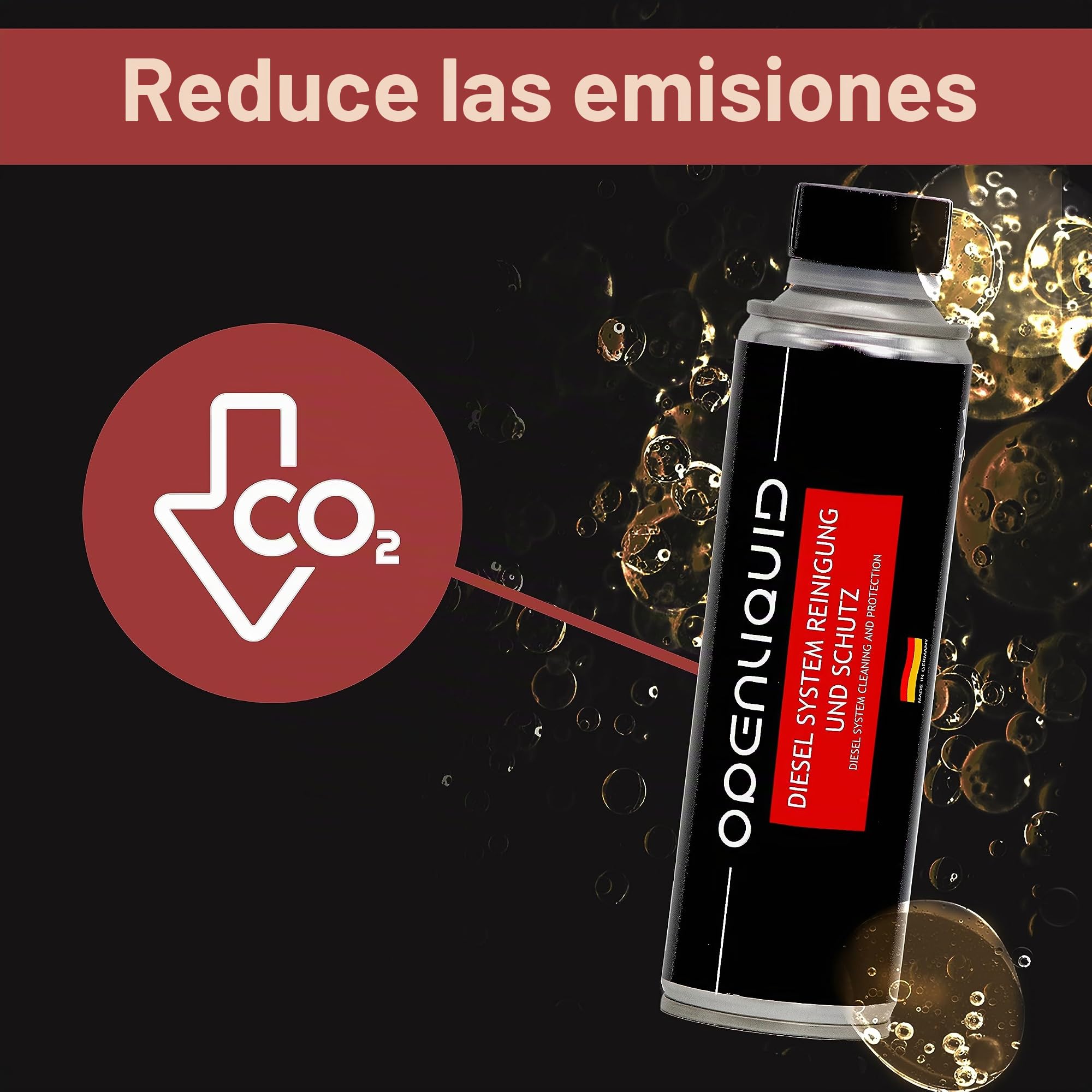 Limpiador y protector de AGR y DPF de diésel - Aditivo para diésel - Auto - Limpiador de filtro de partículas de diésel y AGR - reduce la formación de hollín, disuelve depósitos (6X 300 ml)