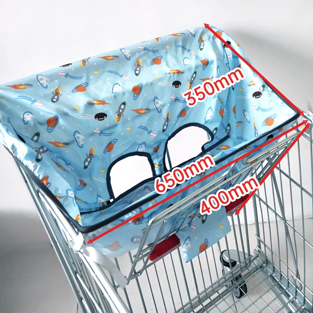 Copertura per Carrello Della Spesa, Seggiolone Universale Carrello Cuscino, Copertura Seduta Bimbi, per Neonati Bambini Piccoli