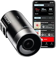 Vista 1 de Escort M2 Smart Dash Cam – 1080P Full HD Video Dash Cam, Incident Reports, Parking Mode, Drive Smarter App, Wi-Fi & GPS, 16GB Micro SD Card