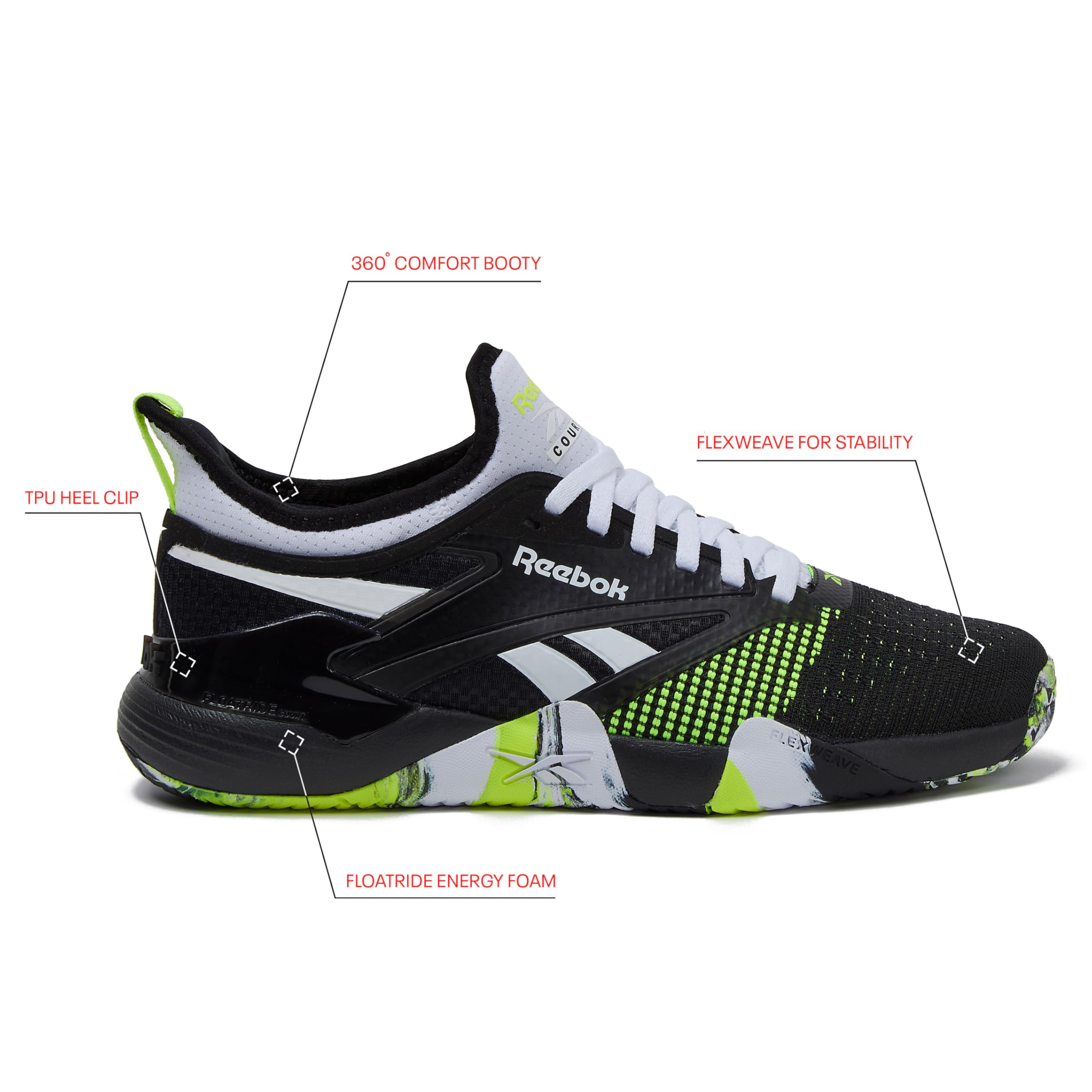 Reebok Zapatillasde Piel Glide Blanco