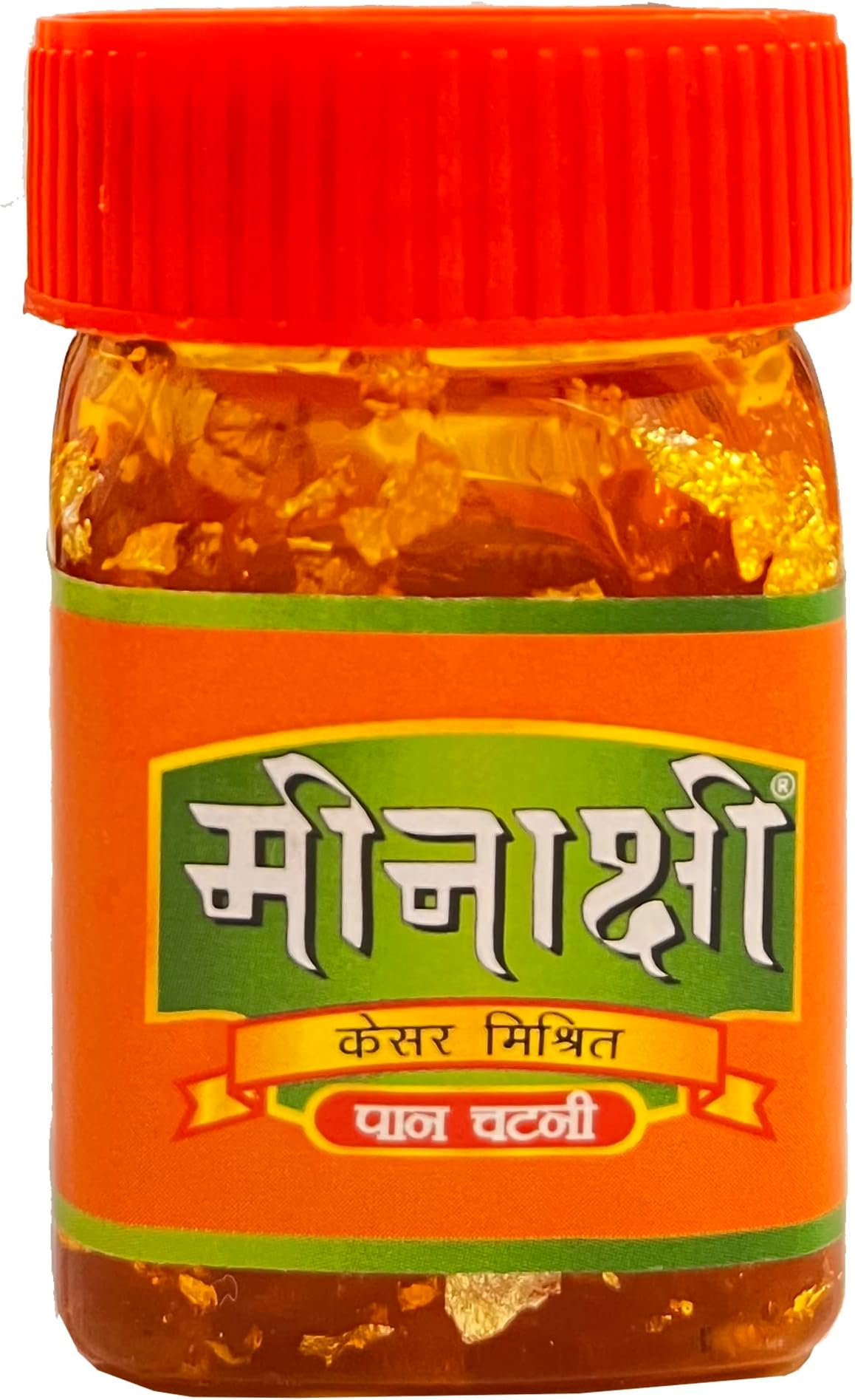 Meenakshi Pan Chutney with Keshar & Saffron Blended making flavoured Pan -50gm | minakshi paan chatni |