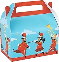 Vista 6 de Hammont Cajas de papel (10 unidades) - Cajas de galletas para regalos de fiesta, bonitos diseños, perfectas para fiestas y celebraciones, 6.25 x