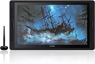 Drawing Tablet HUION Kamvas Pro 22 2019 Pen Tablet Display with Screen Full-Laminated with Battery-Free Stylus and 8192 Pen Pressure, Adjustable Stand 21.5 inch