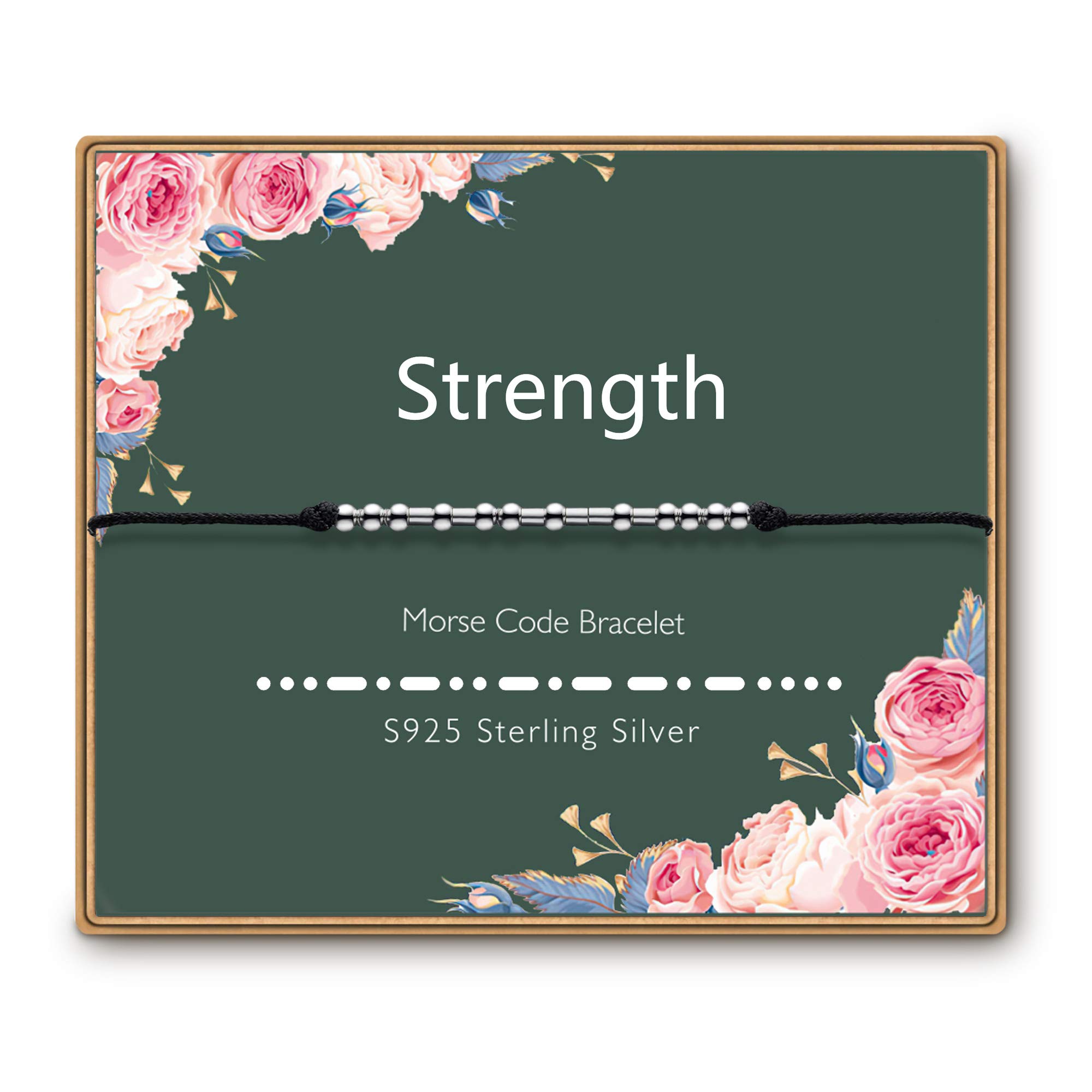 ASELFAD Morse Code Bracelets for Women, Funny Birthday Gifts, Best Friend Friendship Gifts