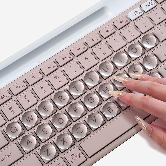 110 Pegatinas de Vidrio para Teclado, Protector para Uñas Largas miniatura 8