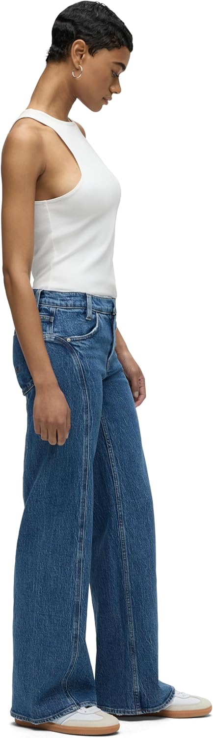 Hudson Womens Lexi Seamed Wide Leg Pant - Image 8