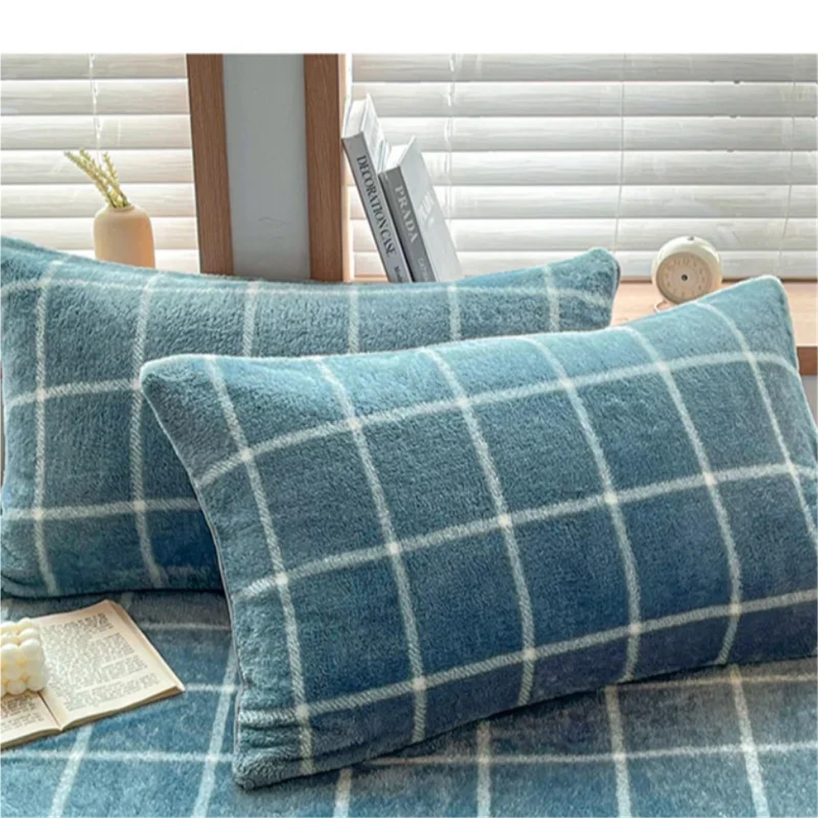 Sábana Bajera con Esquinas de Felpa Sábana de Pila Leche Invierno, Colcha cálida Gruesa Forro Polar Extra Ajustada, Funda colchón con elástico(5,120x200x25cm 1pcs)
