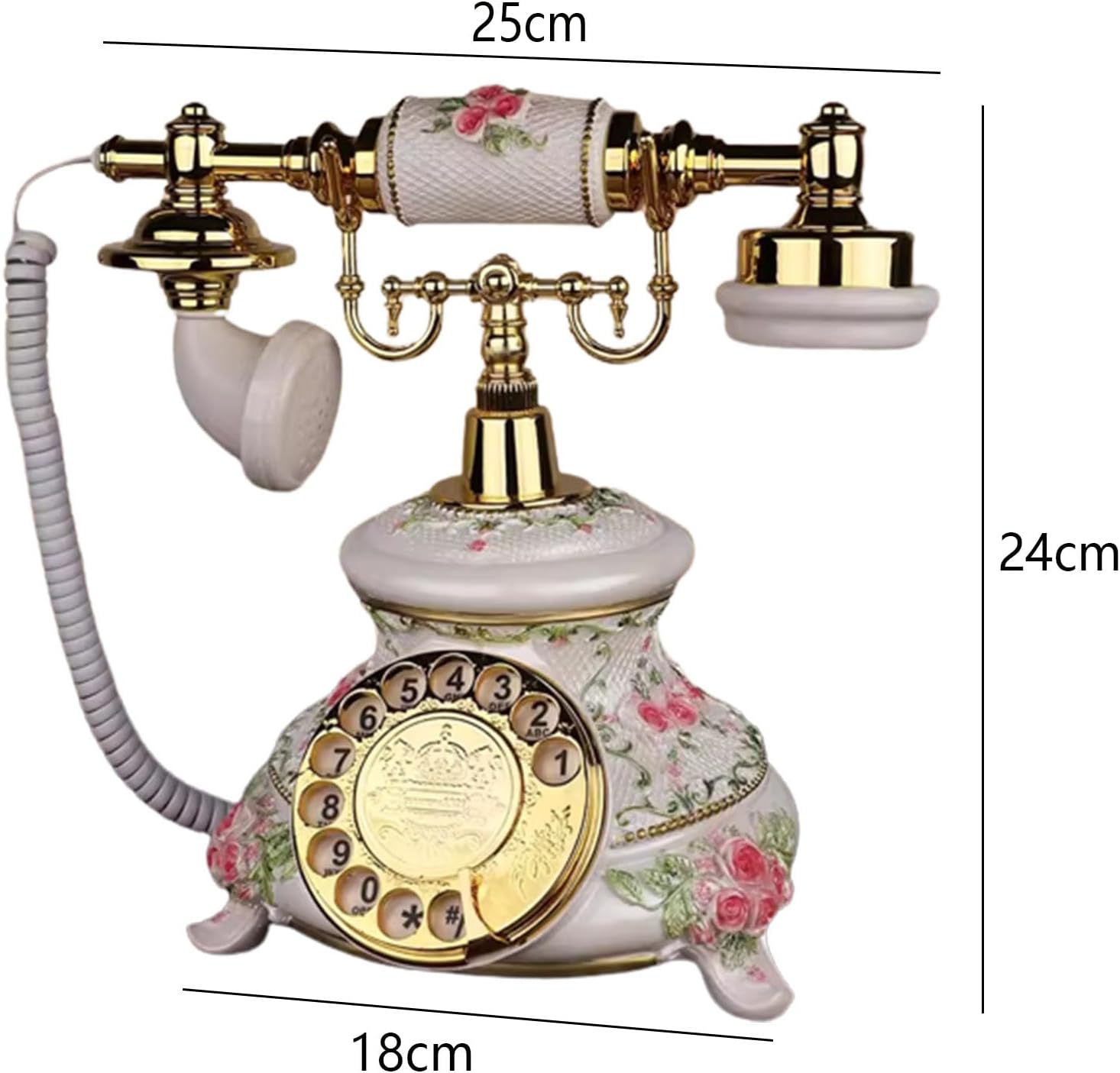 ローリーロドキン フレア トップ チャーム ラインストーン ユリ