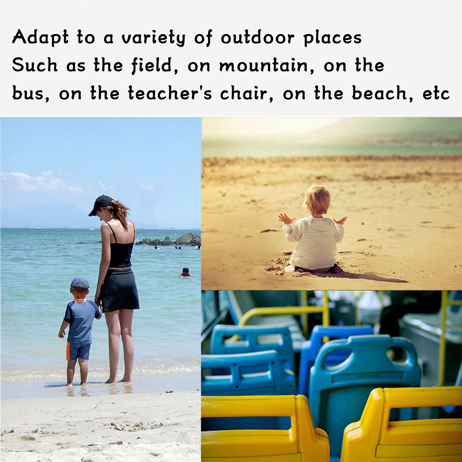 Folding Seat Cushion, Camping Cushion Seat, Portable Sitting Pad Floor Mat for Outdoor Camping, Stadium, Backpacking Travel, Hikking, Picnic (Blue)