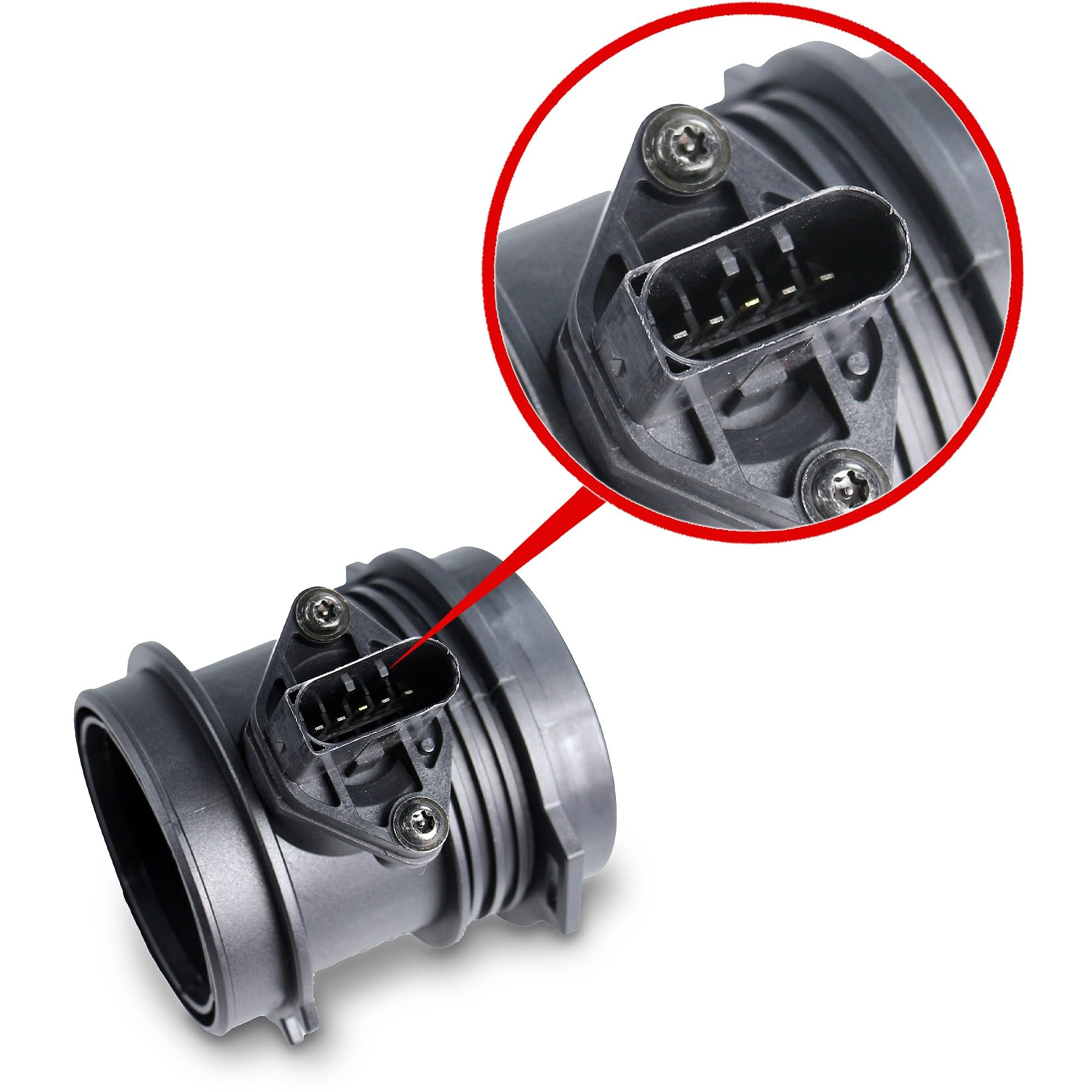HELLA 8ET 009 149-121 Medidor de la masa de aire - 5polos - Tubuladura