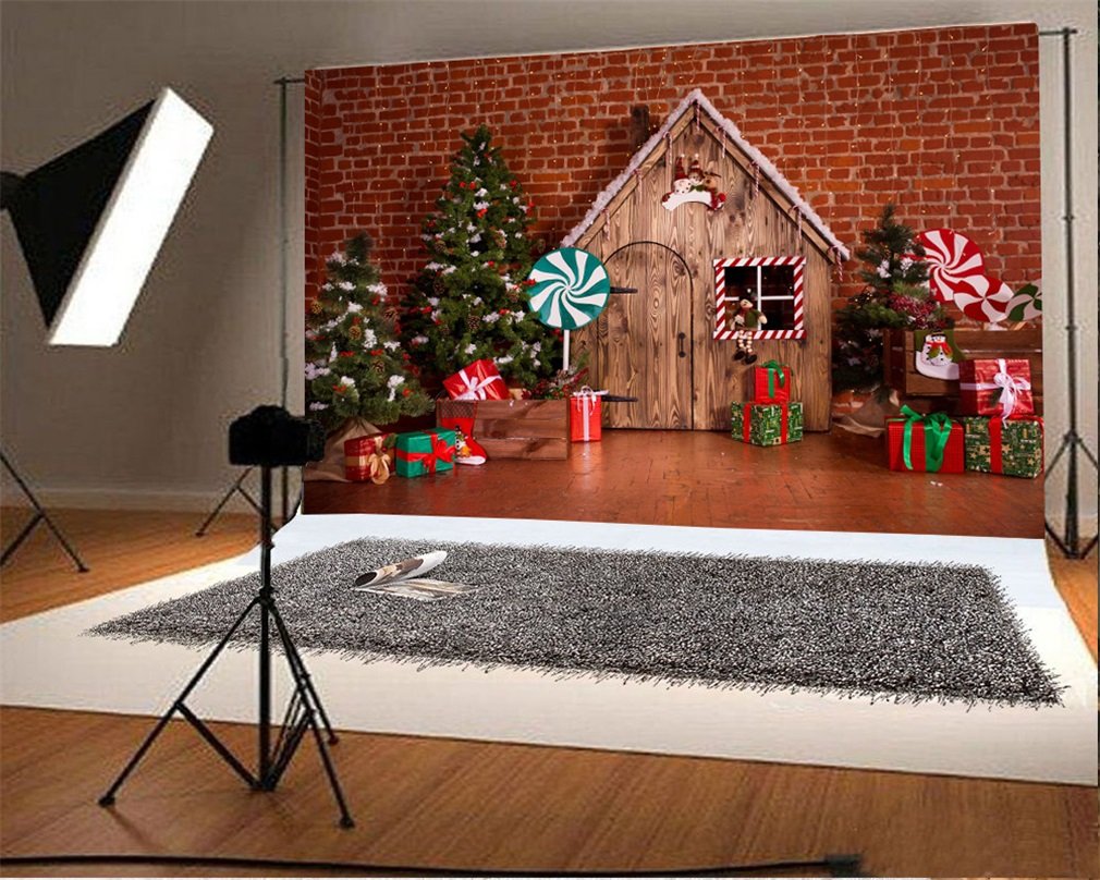 Sfondo Fotografico 4,5x3m Stile Muro Mattone Invecchiato - Vinile Per Foto, Matrimoni, Feste E Studio - Foto 9