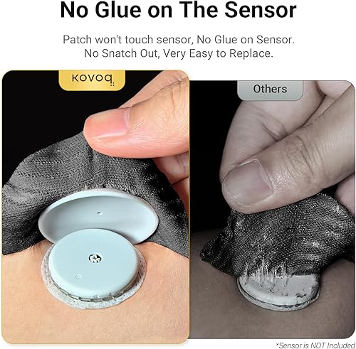 Miniatura 3 de Paquete de 25 fundas de sensor Libre, KOVOQ Freestyle Libre 2 y Lingo CGM impermeables, cubierta protectora rígida contra golpes y arañazos,