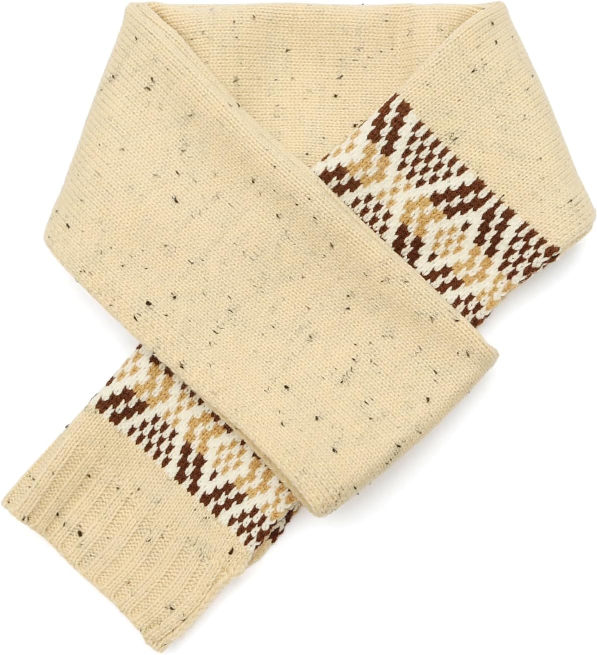 Frye Women's Tweed Fair Isle Scarf, Stylish & Warm Fashion Accessory, Ideal for Cold Weather - Image 2