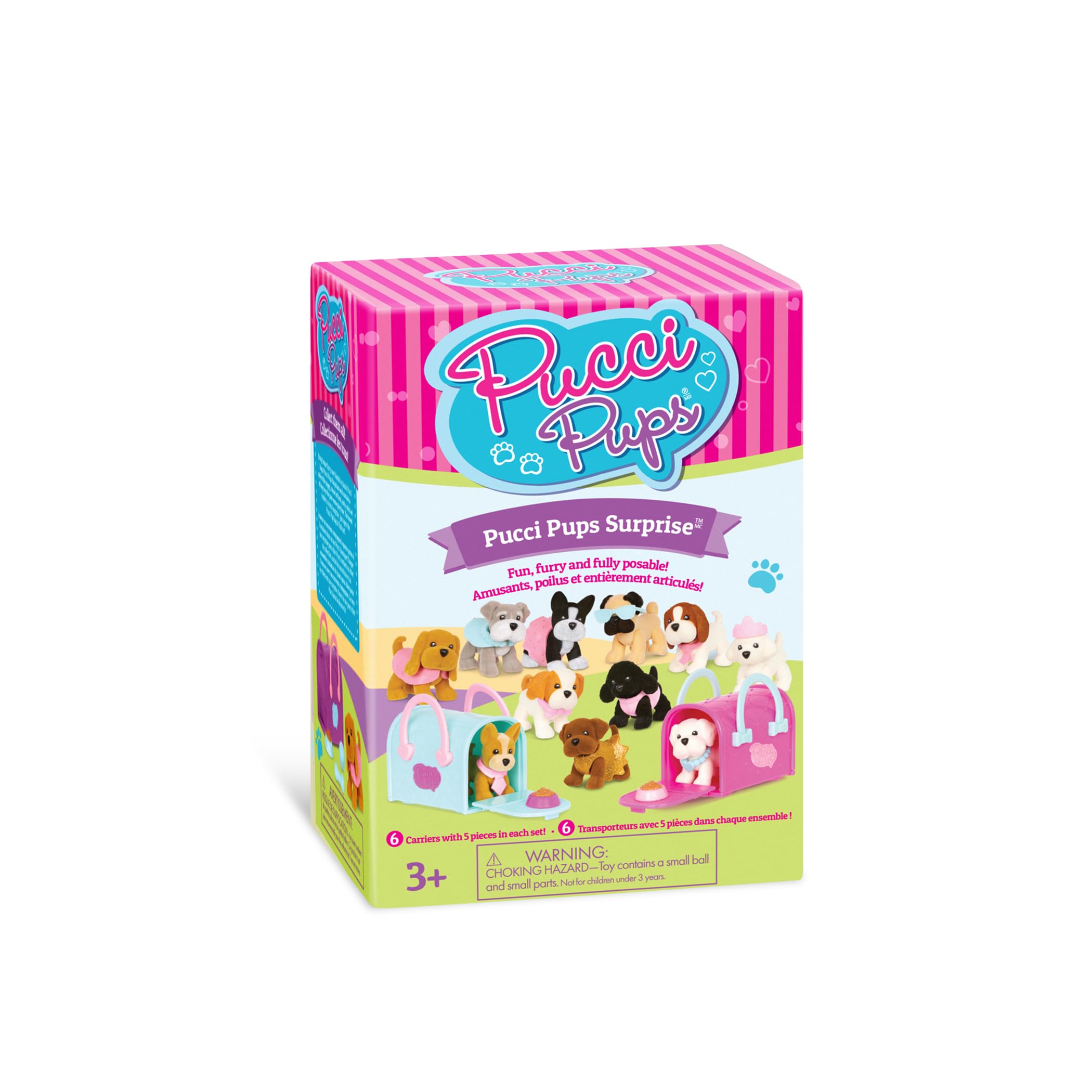 Amazon.com: Pucci Pups – Collectible Puppy Set – 6 Toy Dogs