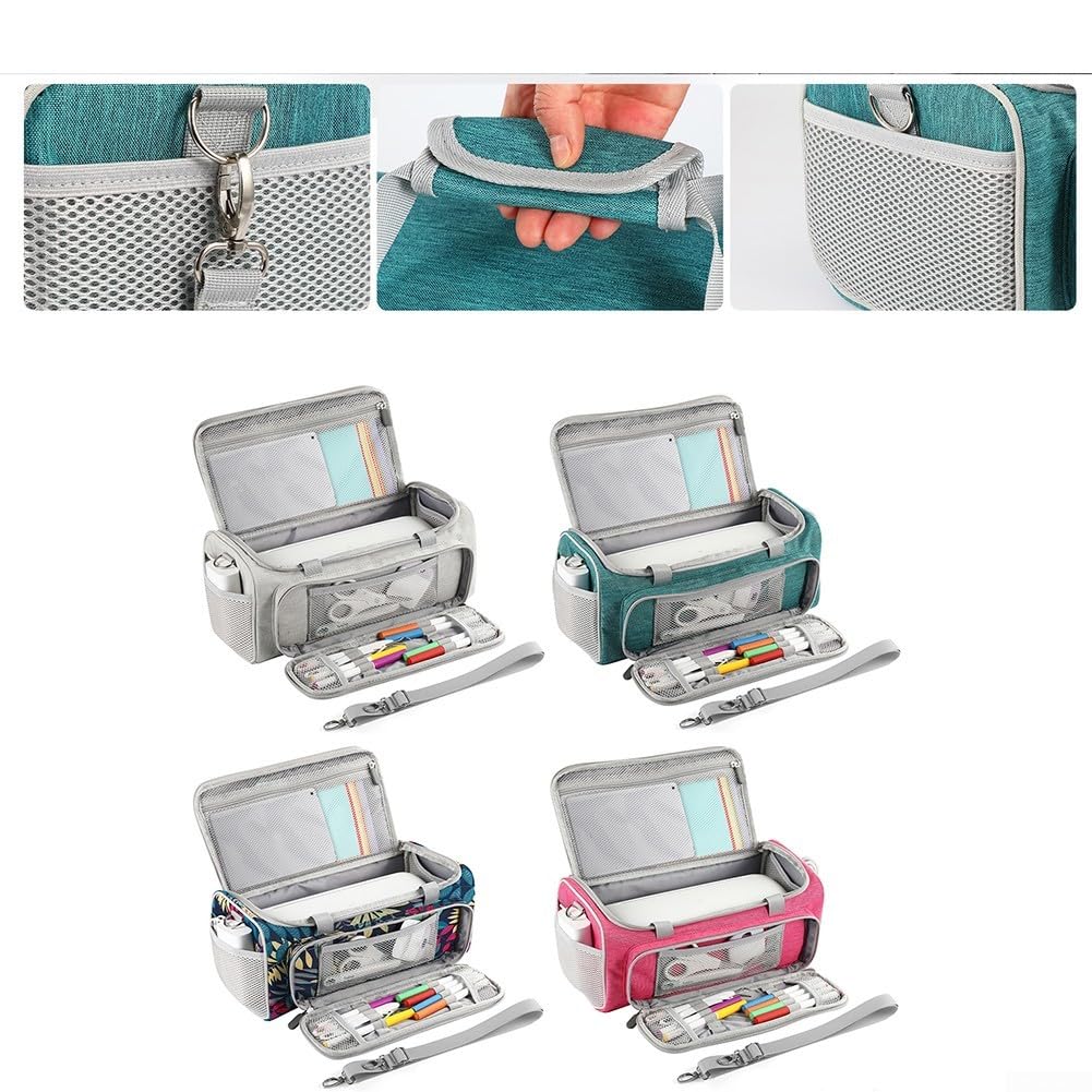 Étui de transport étanche élégant pour machines de découpe Cricut Joy Xtra, avec bretelles compatibles avec les accessoires Cricut Joy Xtra, Voir image, Gray
