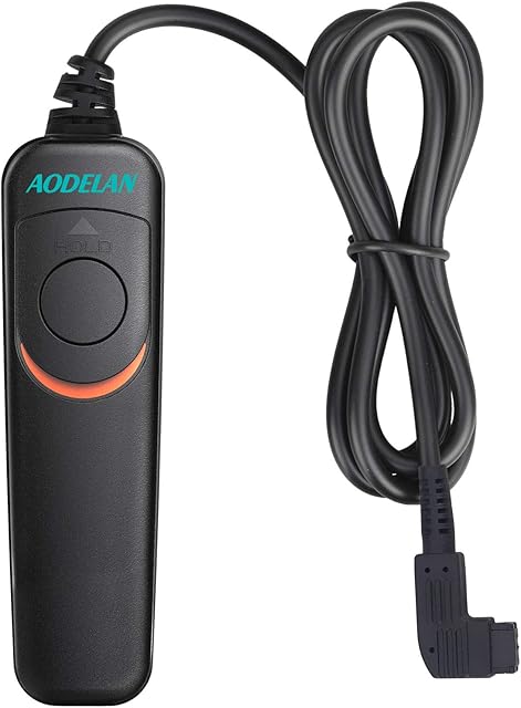 AODELAN RS-S6 Wired Shutter Remote Control Cord Shutter Release Cable for Sony a99, a77, a67, a65, a57, a55, a37, a35, a33, a900, a850, a700, a580, a560, a550, a500, a450, a400.Replaces Sony RML1AM