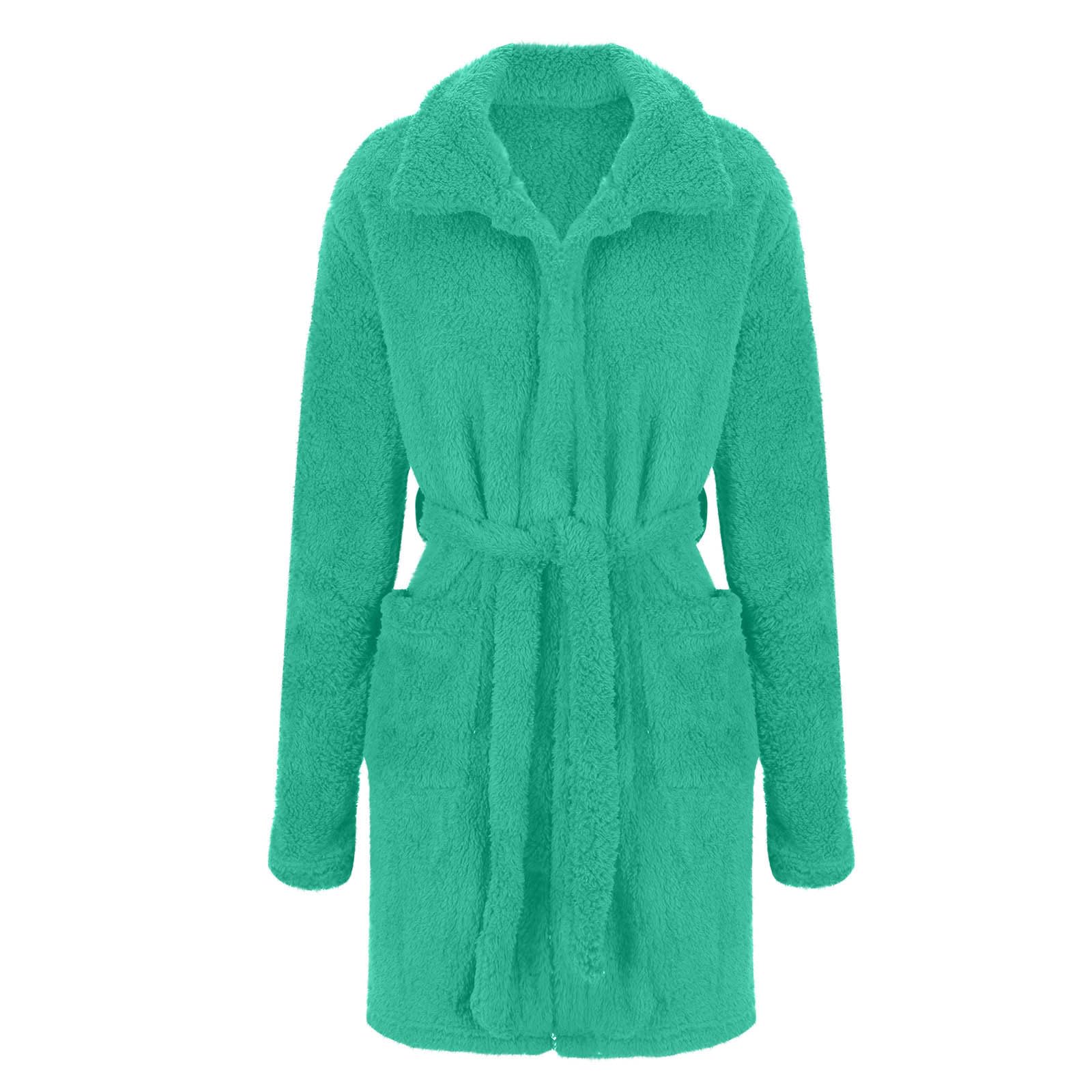 green emerald velvet dress marrysol Mint Bamboo Viscose Robe with Hood