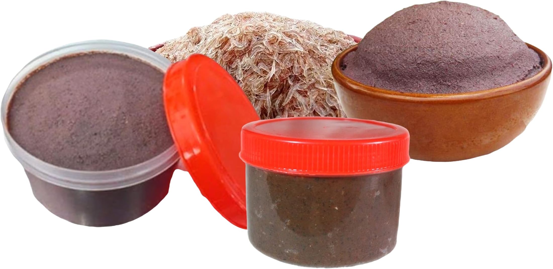 Shrimp Paste Fermented (Kapi) from Klong Khone use in Thai Seasoning Food Num Prik Ka-pi, Fried Rice, Pork in Shrimp Paste, Miang Kham, Mango Salad (250)