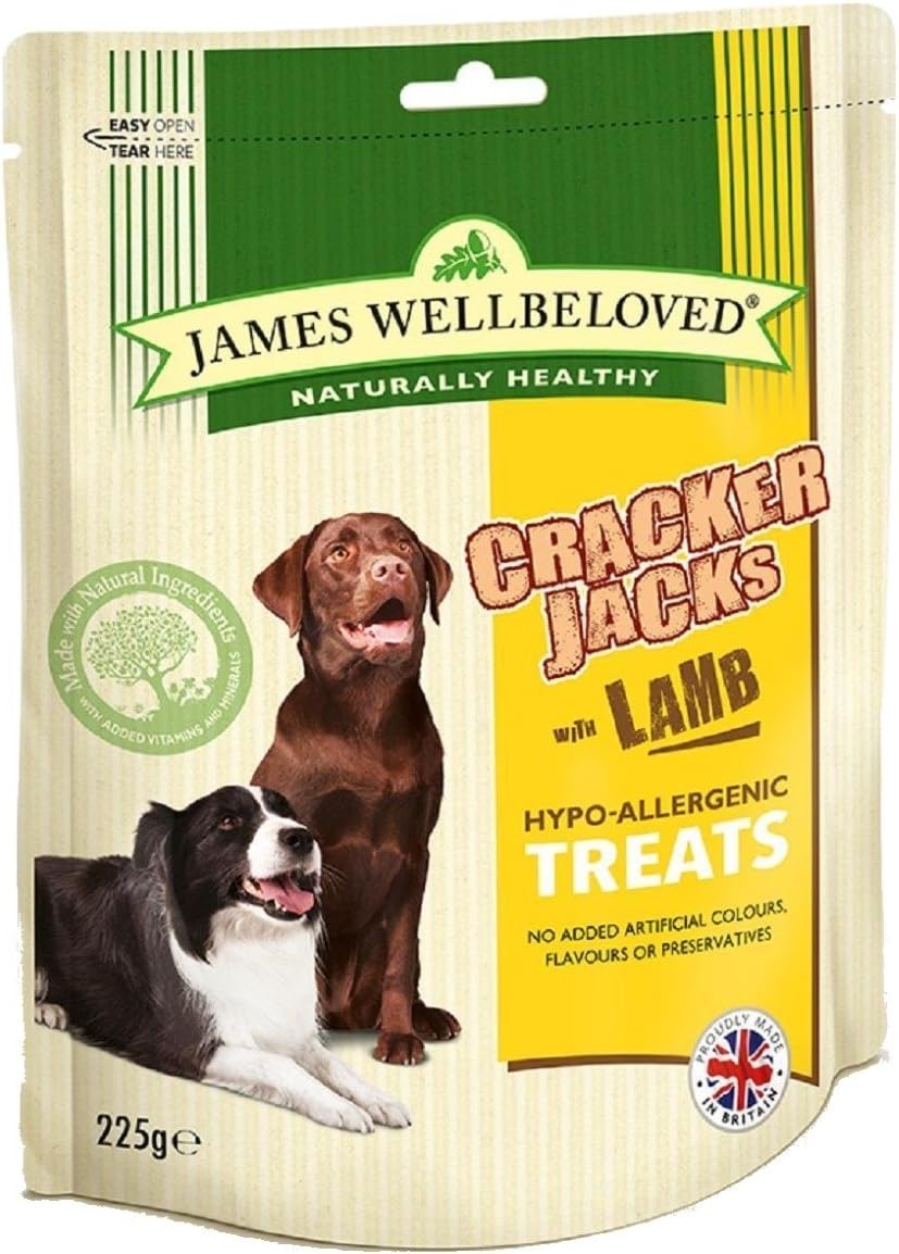 James Wellbeloved Cracker Jacks Lamb 225g x 3