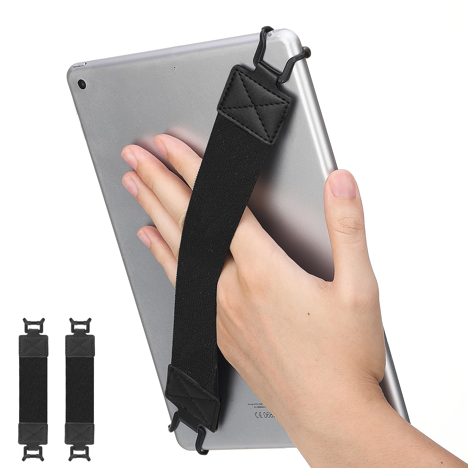 TiMOVO タブレット バンド 2個入り タブレットPCハンドストラップ ホルダー 片手持ち ipad HD10 9-11インチ対応