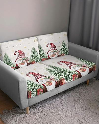 Miniatura 10 de Fundas de cojín para sofá de Halloween, funda elástica para sofá con parte inferior elástica, fundas protectoras lavables para sofá, fundas de cojín