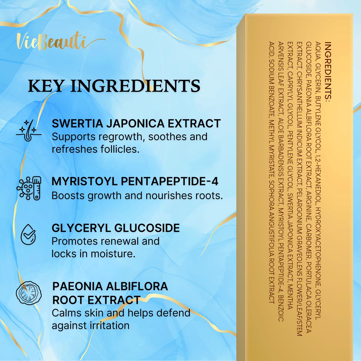 VieBeauti Eyebrow Growth Serum 5mL: Eyebrow Serum to Grow Brows with Advanced Formula to Boost Longer Fuller and Thicker Looking Eyebrows - Image 3