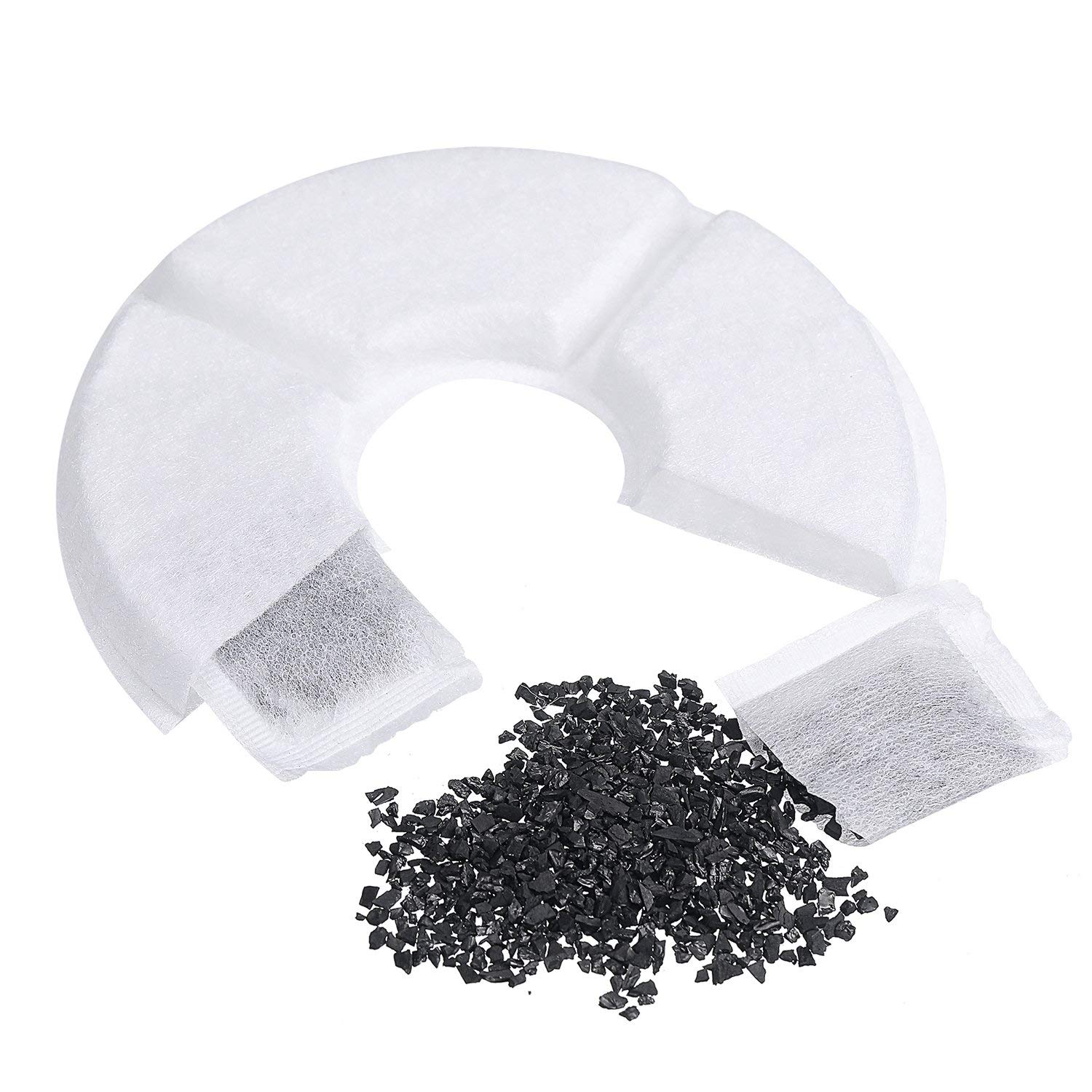 12 Piezas filtros automáticos de dispensador de Agua de Fuente de Animal de compañía, carbón Activo Reemplazo de filtros de Fuente de Agua