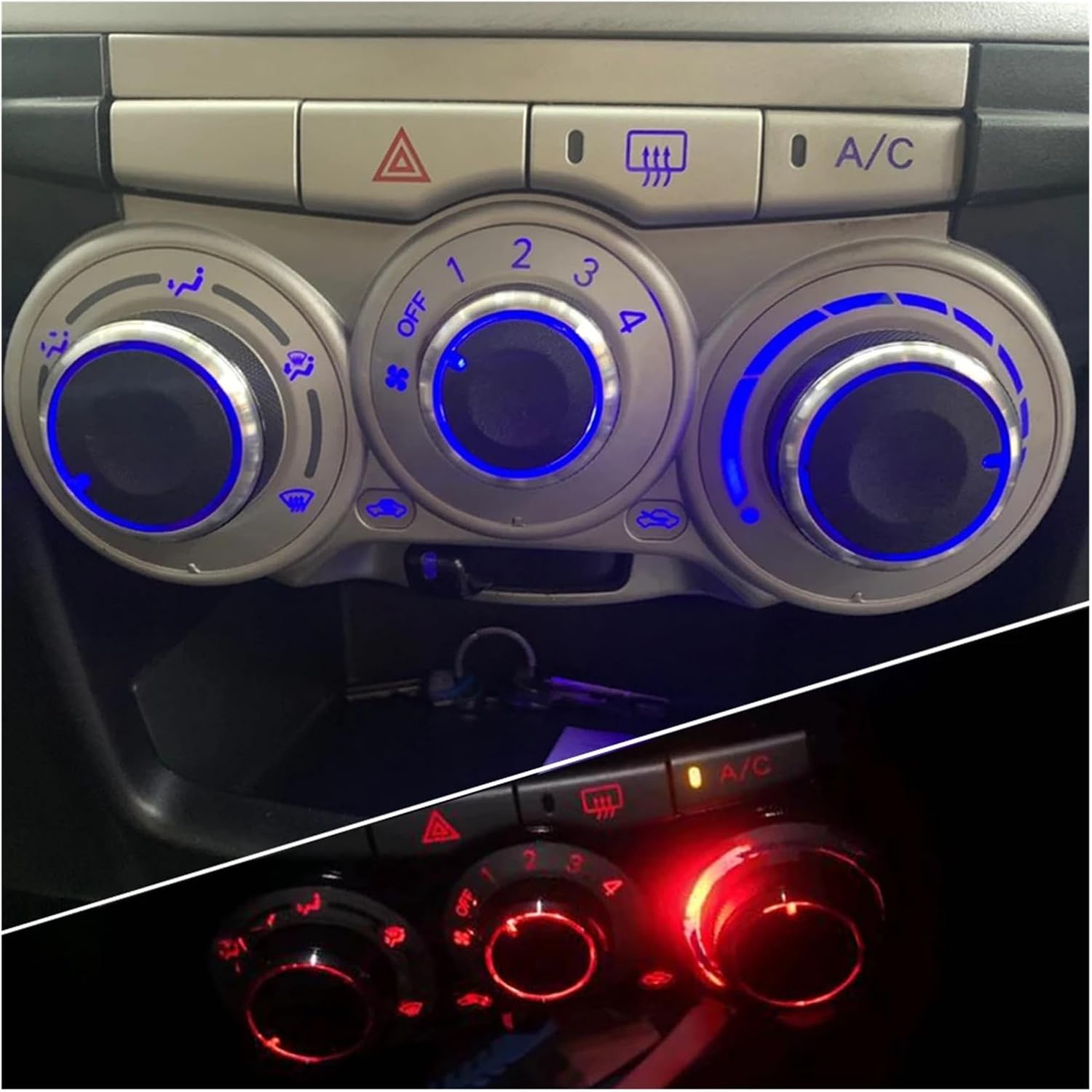 VEADONS 3Pcs/set Air Conditioner Knob | Compatible With Daihatsu Sirion