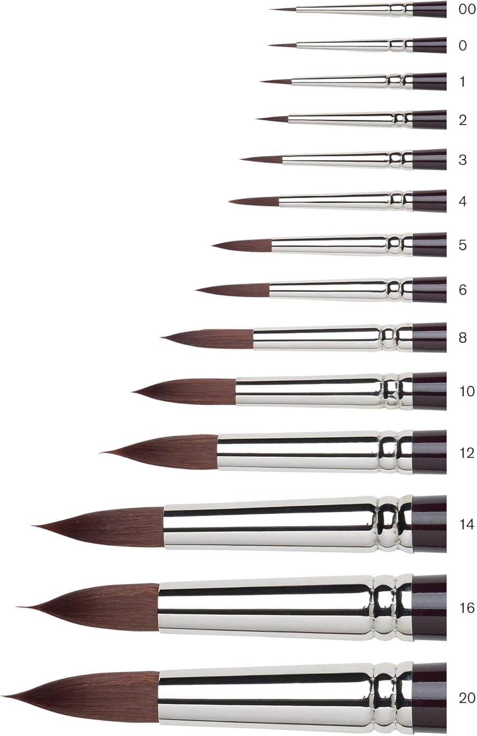 Winsor & Newton Galeria Round Short Handle Brush, Size 16