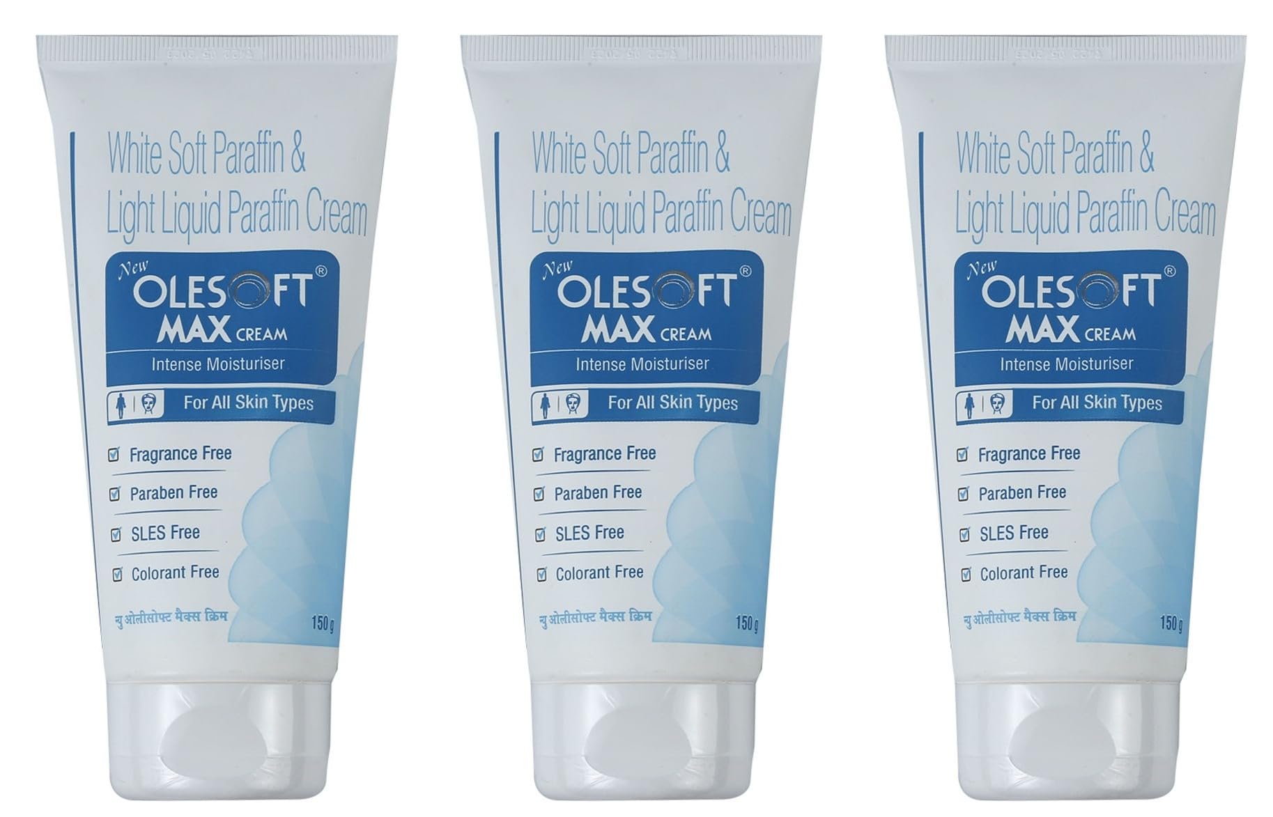 New Max Cream Intense Moisturiser 150gm(R)-Pack of 3