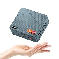 BOSGAME E2 Air Mini PC AMD Ryzen 5 3501U, 8GB DDR4 RAM 256GB SSD