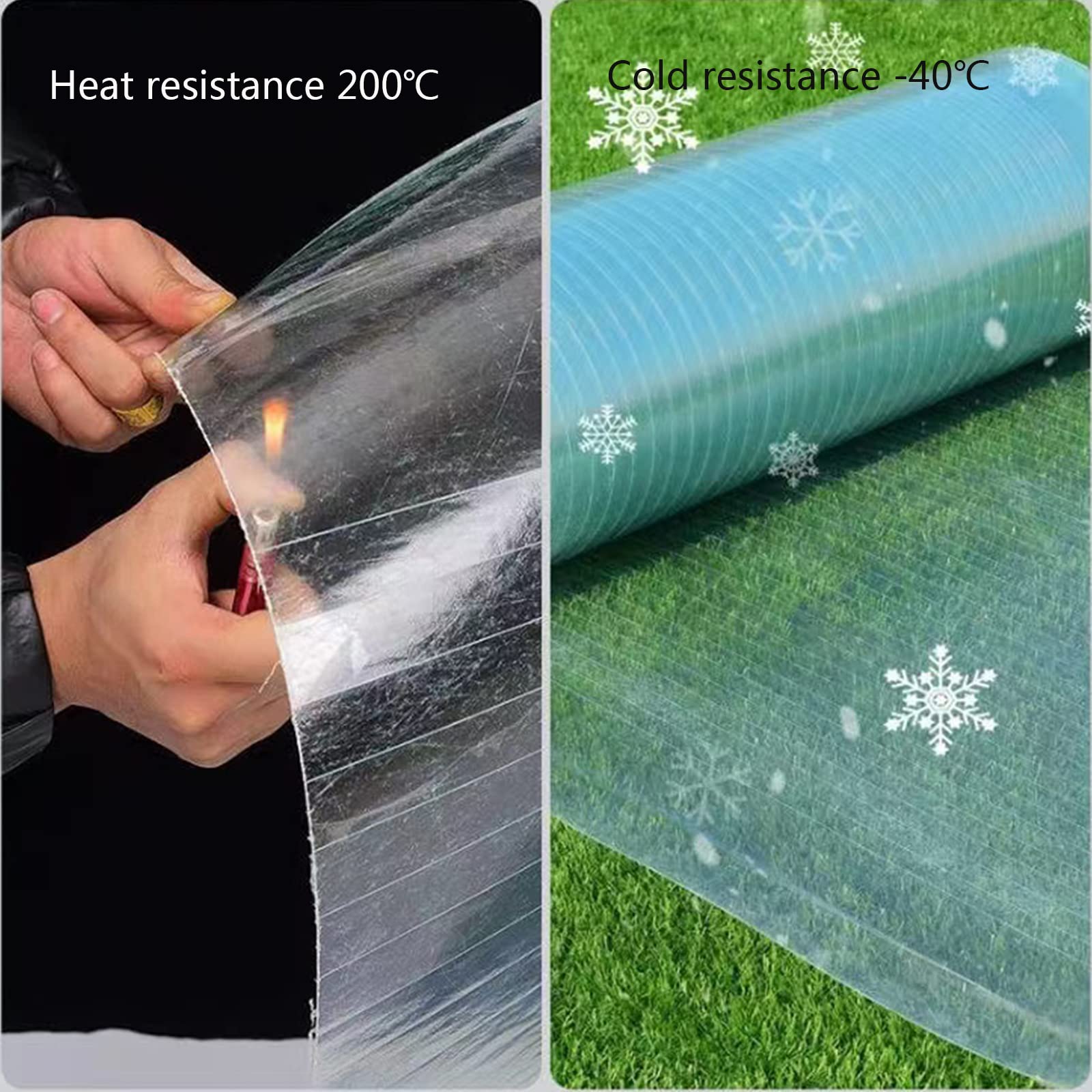 Feuilles de Polycarbonate pour Serres,Feuille de Toiture Transparent 0,8mm D'épaisseur,Plaques de Toiture Lumière du Jour en Étanche À Pluie,pour Jardin,Faciles À Couper (W0.7xL4m(28x157in))