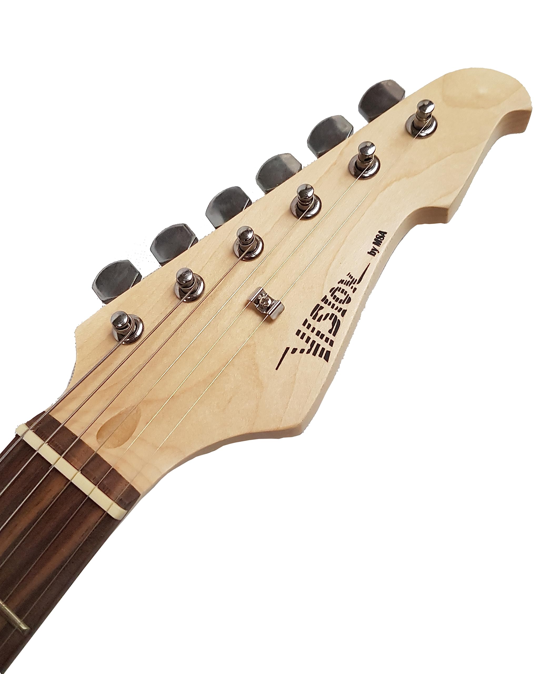 ELEKTROGITARRE SCHWARZ - E-GITARRE - IM SET MIT 20WATT VERSTÄRKER - TASCHE - BAND - SAITEN - 3xPIK ST5 BLACK