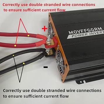 3000W Pure Sine Wave Power Inverter peak-6000 Watt,DC 12V to 110V,with 3xAC,USB Port,LCD Digital Display