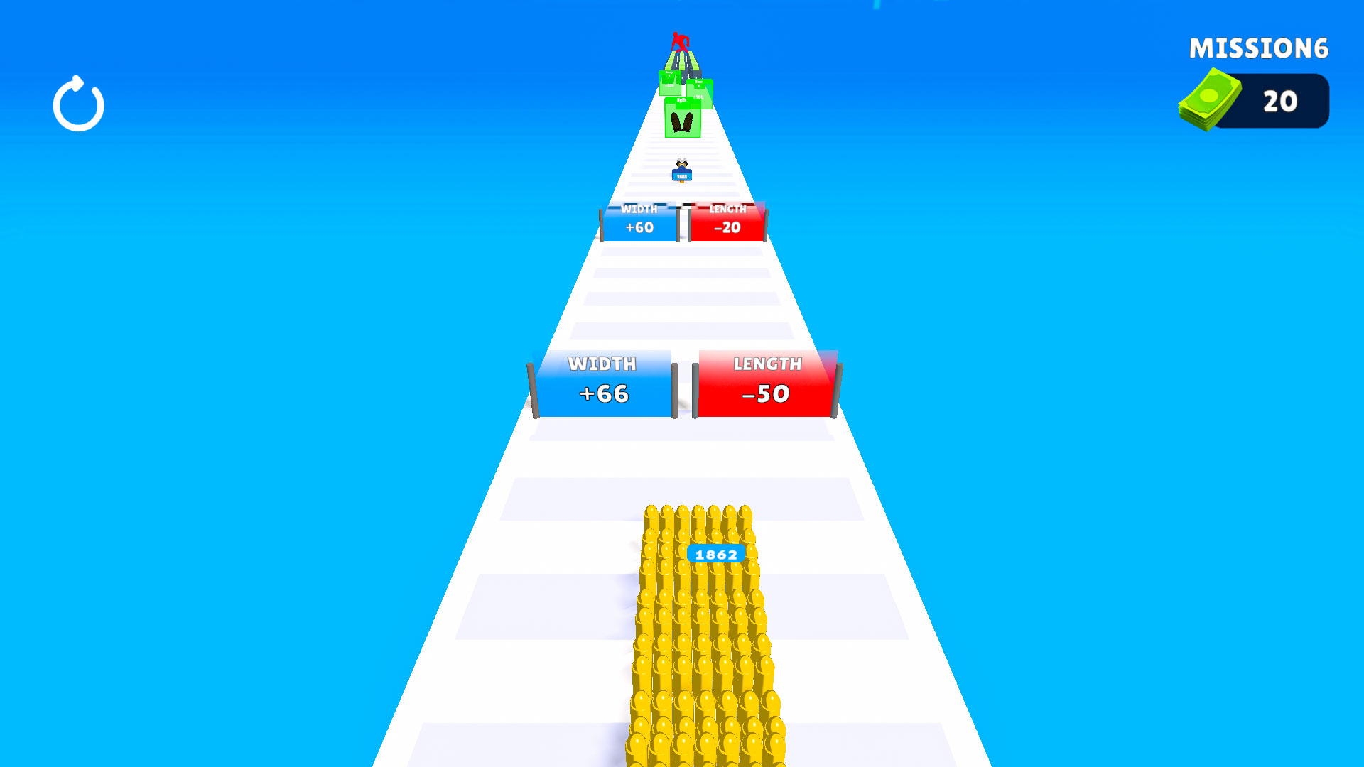 Bullet Army Stack Run 3D Weapon Master: Build Bullets Army Control Rush ...