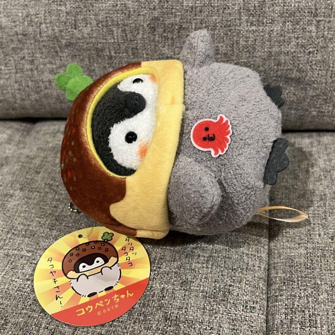 Amazon.co.jp: 大阪限定！たこ焼きコウペンちゃんぬいぐるみ : おもちゃ