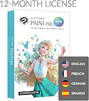 Vista 2 de CLIP STUDIO PAINT PRO - Version 2 12 Months License 1 Device for PC, macOS, iPad, iPhone, Galaxy, Android, Chromebook