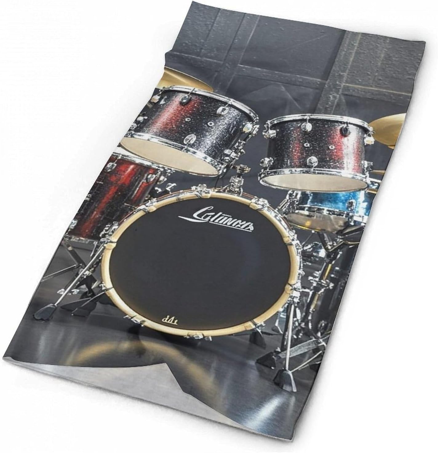 Cool Drum Set Neck Gaiter Warmer Face Cover Scarf Fashion Windproof Face Cover Winter Balaclava Sun Cooling Scarf Gator Cover Reusable Bandana Scarf for Men Women