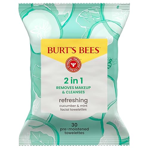 Toallitas de limpieza facial para piel sensible de Burt’s Bees