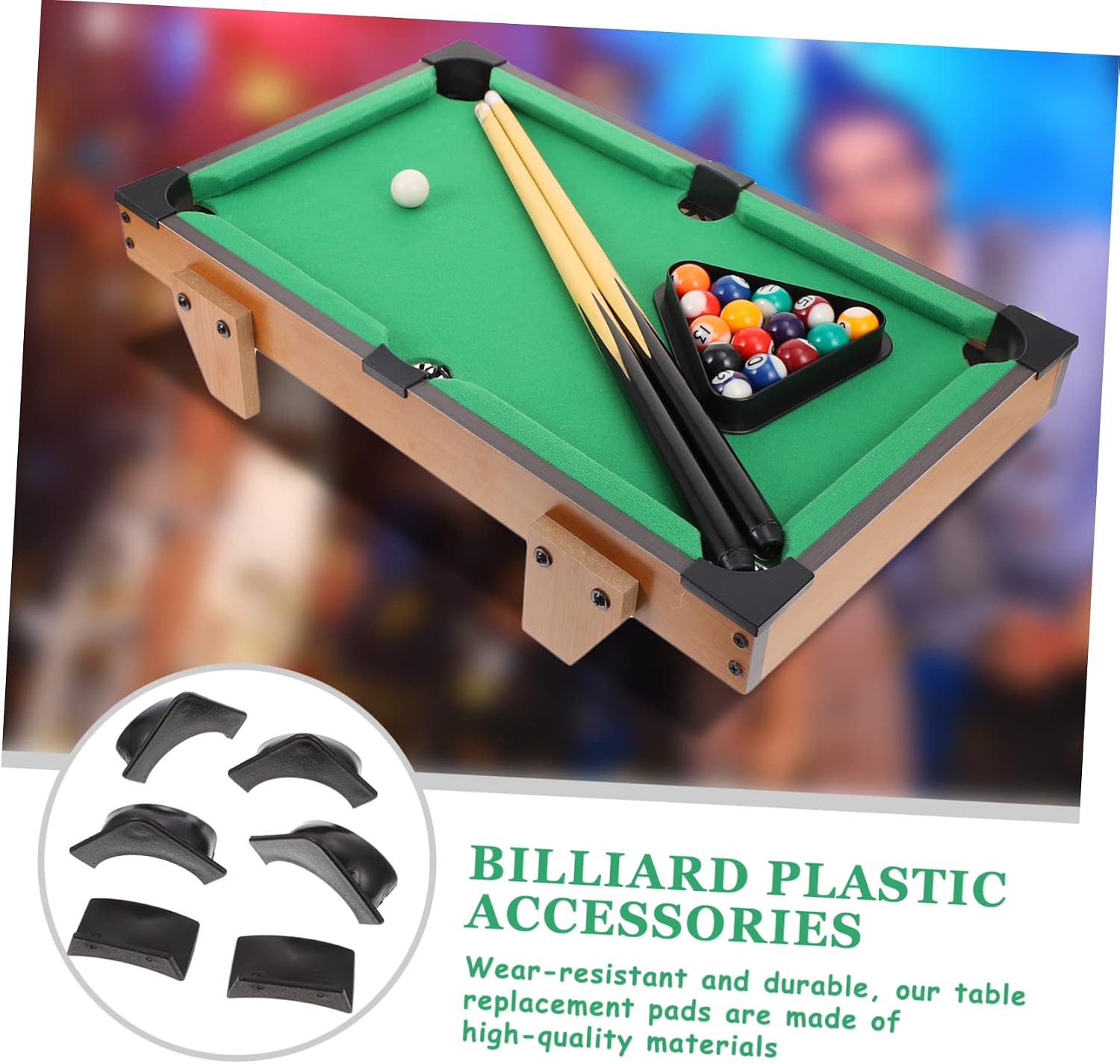 Toyvian 2Sets Pool Table Pocket Liner Billiards Table Accessories for Easy Installation and Protection Fits Tables Black for Middle and Tail Pockets