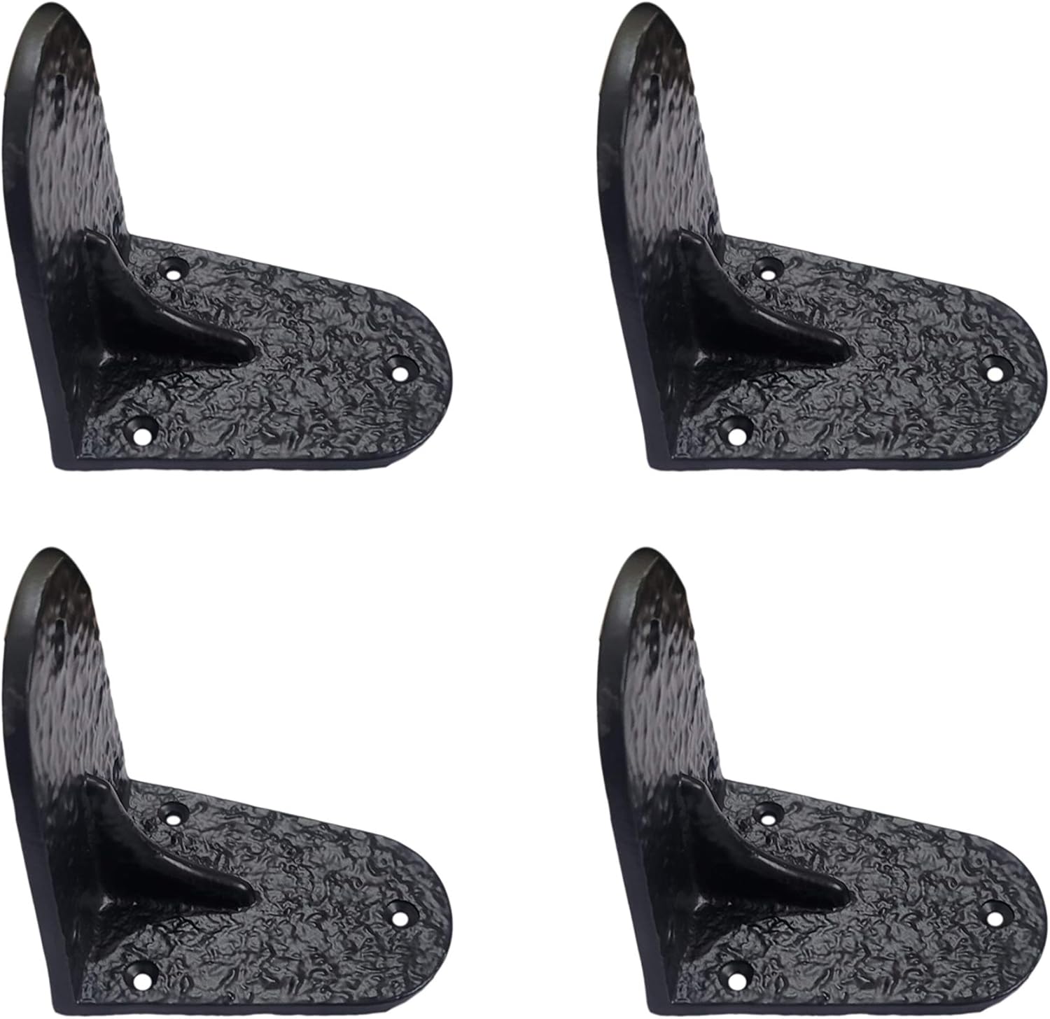Adonai Hardware "Meshezaheel" Antique Iron Shelf Bracket (Supplied as 2 Pieces per Pack) - Antique Brass
